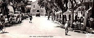 1139- Ain-Taya - La rue principale et l' Eglise2